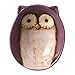 Grasslands Road 4-Piece Faux Bois Serving Tray with Owl Bowls, 12-Inch