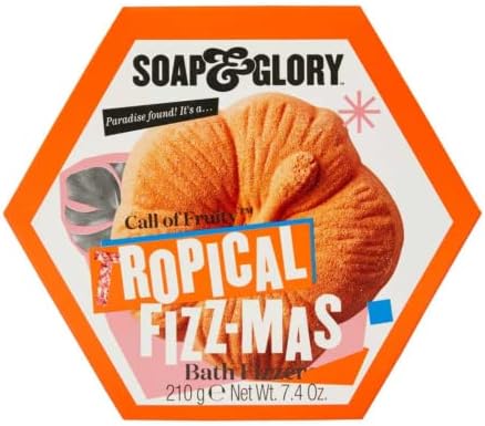 Soap & Glory Tropical Fizz-mas Bath Fizzer Call of Fruity Hibiscus Gift