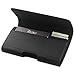 Samsunsg Galaxy Note 8 Reiko Black Leather Wallet Pouch Clip Holster (Fits W/ Hybrid Case On) + Zoomazig Stylus