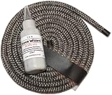The Stove Wizard Black Stove Rope Kit 10mm x 2.5m with 50ml Adhesive view 4