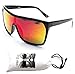 A141-vp Style Vault Turbo Sunglasses (KZ Black-fire Gold, mirrored)