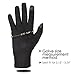 GLOUE Women's Touch Screen Gloves Texting Suede Leather Warm Winter Feast Gloves Driving riding outdoor and indoor fashion gloves (Black)