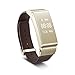 Huawei TalkBand B2 Wireless Activity Tracking Wristband + Bluetooth Earpiece (Works With UP) - Gold/Leather (U.S. Warranty)