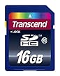 Transcend 16 GB SDHC Class 10 Flash Memory Card TS16GSDHC10E