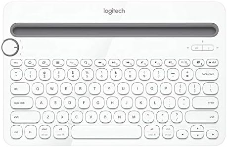 Amazon Com Logitech Bluetooth Multi Device Keyboard K480 White For Windows And Mac Computers Android And Ios Tablets And Smartphones Computers Accessories
