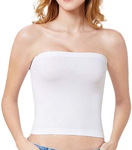 white boob tube top