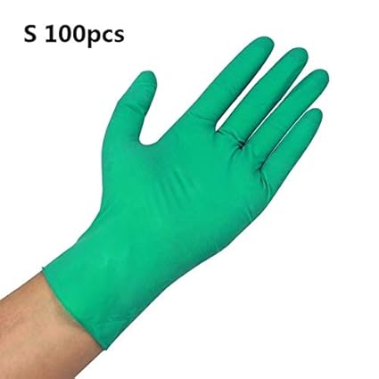 Homely Abeso Nbr Latex Durable Lengthen Disposable Gloves 100 Pcs for Food Home Clean Acid Alkali Resistance Antiskid Golves A7