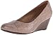 Clarks Women's Leather Brielle Chanel Wedge Pump