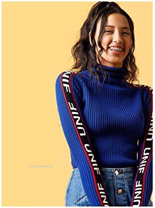 Mon Moira UNIF Hit Color Women Sweaters Trend Turtleneck Women Pullovers Sweaters Hip Hop Streetwear Knitted Sweaters