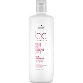 Schwarzkopf Professional Bonacure PH 4.5 Color Freeze Rich Shampoo Micellar, Oatmeal/Black, Unscented, 33.8 Fl Oz