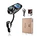 Bluetooth FM Transmitter, LDesign Universal Wireless Radio Transmitter Car Kit with AUX Input | 1.44 Inch Display | TF Card Reading | 4Mode HD Music Play | Hands-Free Call &USB Charge for Audio Player