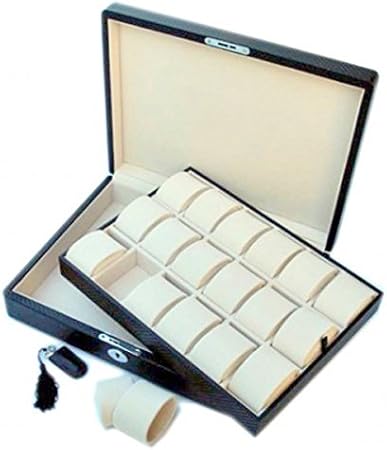 Caja guarda 18 relojes Carbon Fiber: Amazon.es: Hogar