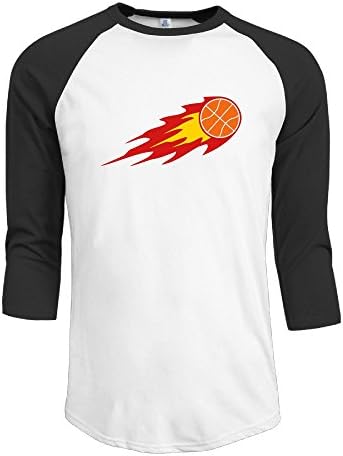 Basketball Fire Ball Logo Fans Reasonable Price Summer For Men 3/4 Sleeve\r\n Football Jersey T-shirts