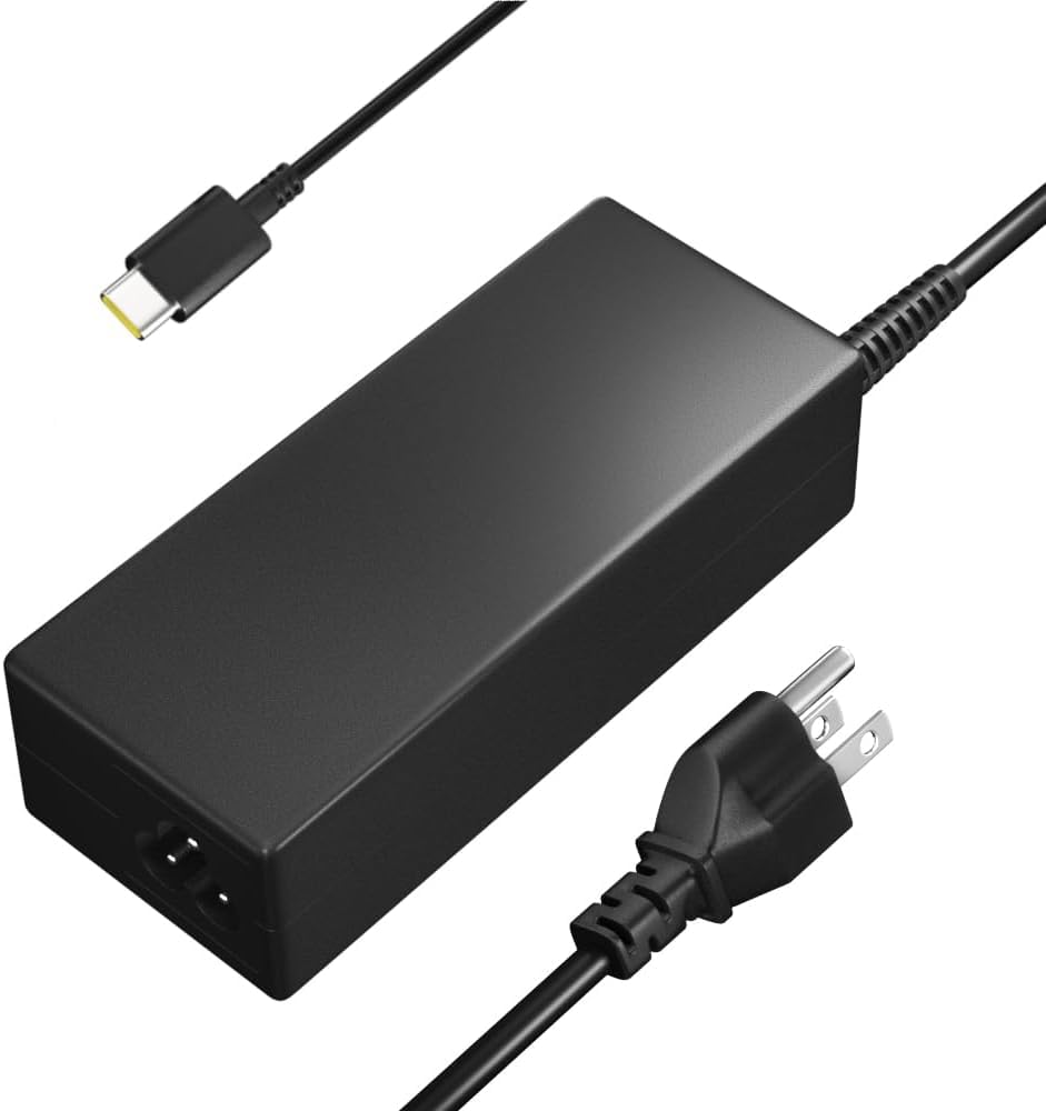 Photo 1 of 100W USB C Laptop Charger for Lenovo Thinkpad HP Dell Asus MacBook Samsung Galaxy Surface Pro 11 10 9 8 7 Universal Chromebook Replacement Power Cord and USB-C Devices