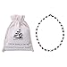 Knotted Leather Pearl Choker Necklace Cultured Pearl Bead Jewelry on Genuine Leather Cord for Women 18’’ Brown