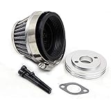 FLMLF Air Filter Set for 1/5 RC Hpi Baja Rovan King Motor 5B 5T 5SC Losi 5ive T FG GoPed (Gray Metal)