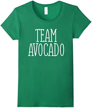 Womens VegTee: Team Avocado T-Shirt Small Kelly Green