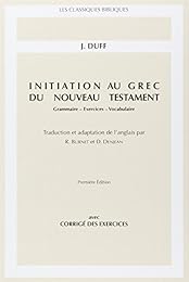 Initiation au grec du Nouveau Testament
