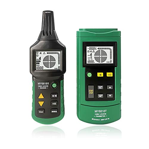 Locator Detector Tester,MY6818 12 to 400V AC/DC Wire Tracker Cable Finder Locator Metal Pipe Detector Tester Line Tracker