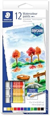8880 C12 Karat Watercolour Paint Tube – multicolore (confezione da 12)