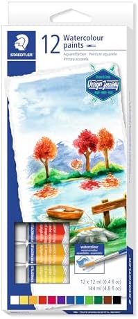 8880 C12 Karat Watercolour Paint Tube – multicolore (confezione da 12)