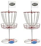 2) InSTEP Outdoor Disc Golf Goals & 6 Free Discs DG200 by InStep