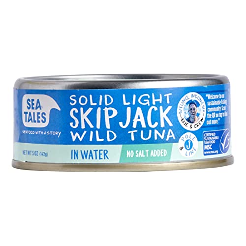 Sea Tales Solid Light Skipjack Canned Tuna in Water No Salt Added
