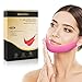 V Line Lifting Mask,Ballenshiny V Face Mask Double Chin Reducer Jawline Mask for Neck Chin Firming Tightening,6 Patches