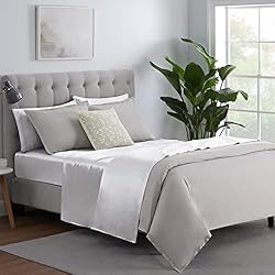 Serta SatinLuxury 4pc Soft Lightweight Deep Pocket