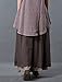 Mordenmiss Womens Casual Loose Fit Layers Wide Leg Pants ,Coffee,One Size