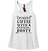 Comical Shirt Ladies Country Cutie With Rock N Roll Booty Cute Racerback
