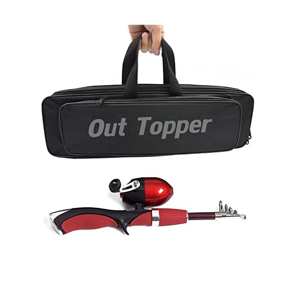 Fishing-KitRod-Reel-CombosFreehawk-Spinning-Travel-KitMini-Fishing-Rod-Pole-Fishing-Reel-Fishing-BagPack-of-3Pieces