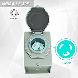 Rophor 30 Amp Generator Power Inlet Box, NEMA