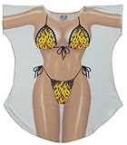 L.A. Imprints Flames Bikini Body Cover-Up T-Shirt #69