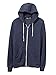 Alternative Men's Rocky Fleece Zip Hoodie, Eco True Navy, Large