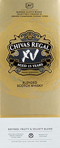 Chivas Regal XV - 15 jähriger Blended Scotch Whisky mit weichen und mildem Geschmack - 0,7l – Bild 5