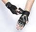 Shayier Half-finger Protecting Gloves with Wrist Wraps Support for Gym Workout Fitness Cross Training Weight Lifting & Outdoor Sports