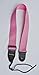 Guitar Strap PINK Nylon Solid Leather Ends Fits All Acoustic Electric & Bass & Mandolin Quality Made In U.S.A. Since 1978
