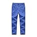KID1234 Boys Pants - Boys Chino Pants,Adjustable Waist Pants 4-12 Years,6 Colors to Choose,Best Family Dinner Blue