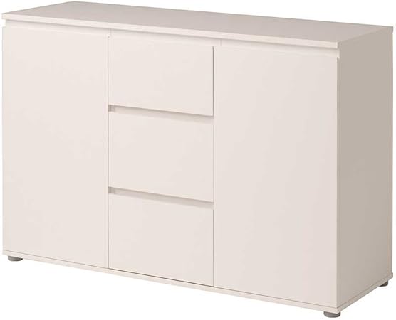 Comedor Aparador en blanco 120 cm Pharao24: Amazon.es: Hogar
