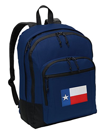 Classic Texas Backpack Medium Texas Flag Backpack Laptop Sleeve