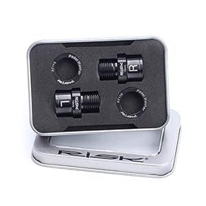 Fiets Pedaal Spacer Extender, Heavy Duty Titanium Legering 9/16 “Pedaal Adapters Spacers Fit Bike SPD MT MTB BMX Road Street Fiets