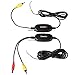 Camecho Updated 12V / 24V Wireless Color Video Transmitter & Receiver Kit for Vehicle RV Bus Front Car Backup Rear View Camera