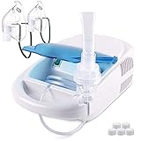 TTstar Compressor System Personal Cool Mist Inhaler Machine Kit for Adults and Kids with 1 Set Parts Kit-1 Year Warranty