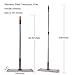 Professional Microfiber Mop - 3 Reusable Floor Mops Pad and 1 Dirt Removal Scrubber Included, Dust Mop for Hardwood Floor,Laminate and Tile Floor, Home and Kitchen Cleaning