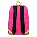 MGgear 17 inch Flower & ZigZag Pattern Kids School Book Bag / Backpack for Girls