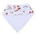 SUPERB QUALITY HIGHLY ABSORBENT BANDANA BIBS MADE WITH 100% ORGANIC COTTON WATERPROOF AT THE BACK SOFT AND GENTLE AT THE FRONT FOR TEETHING DROOLING TRIANGLE SHAPE FOR BOYS AND GIRLS 3-36 MONTH OLDS