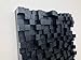 Sound Diffuser, Acoustic Panel, Studio Wooden, SoundProofing, Proof, art, black wood art, Pixel, wooden art, 3d art