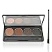 KingMas 4 Color Trendy Makeup Eyebrow Powder Brow Powder Makeup Palette