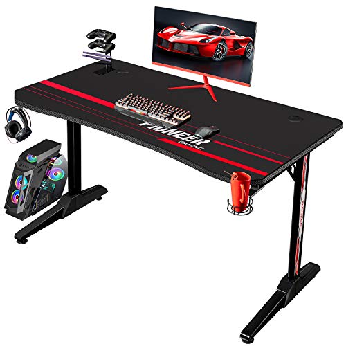 Flamaker Gaming Desk 44 Inch Gaming Table Computer Desk Gamer Table T